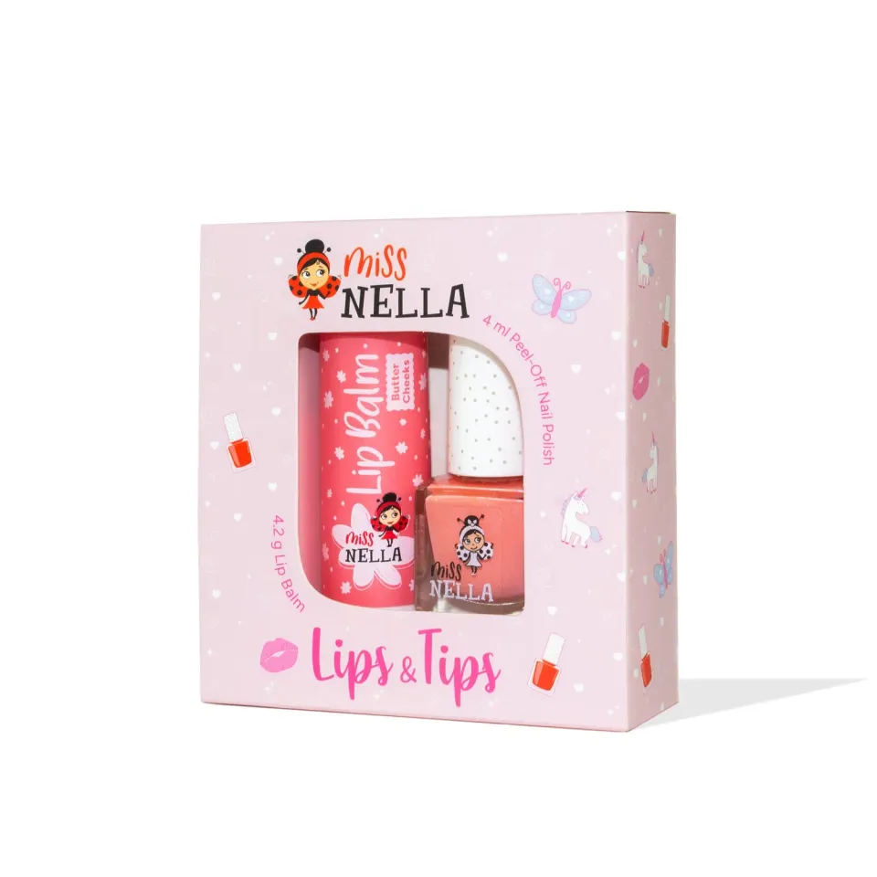 Miss Nella Lips Tips Duo Cheeky Bunny smalto balsamo labbra