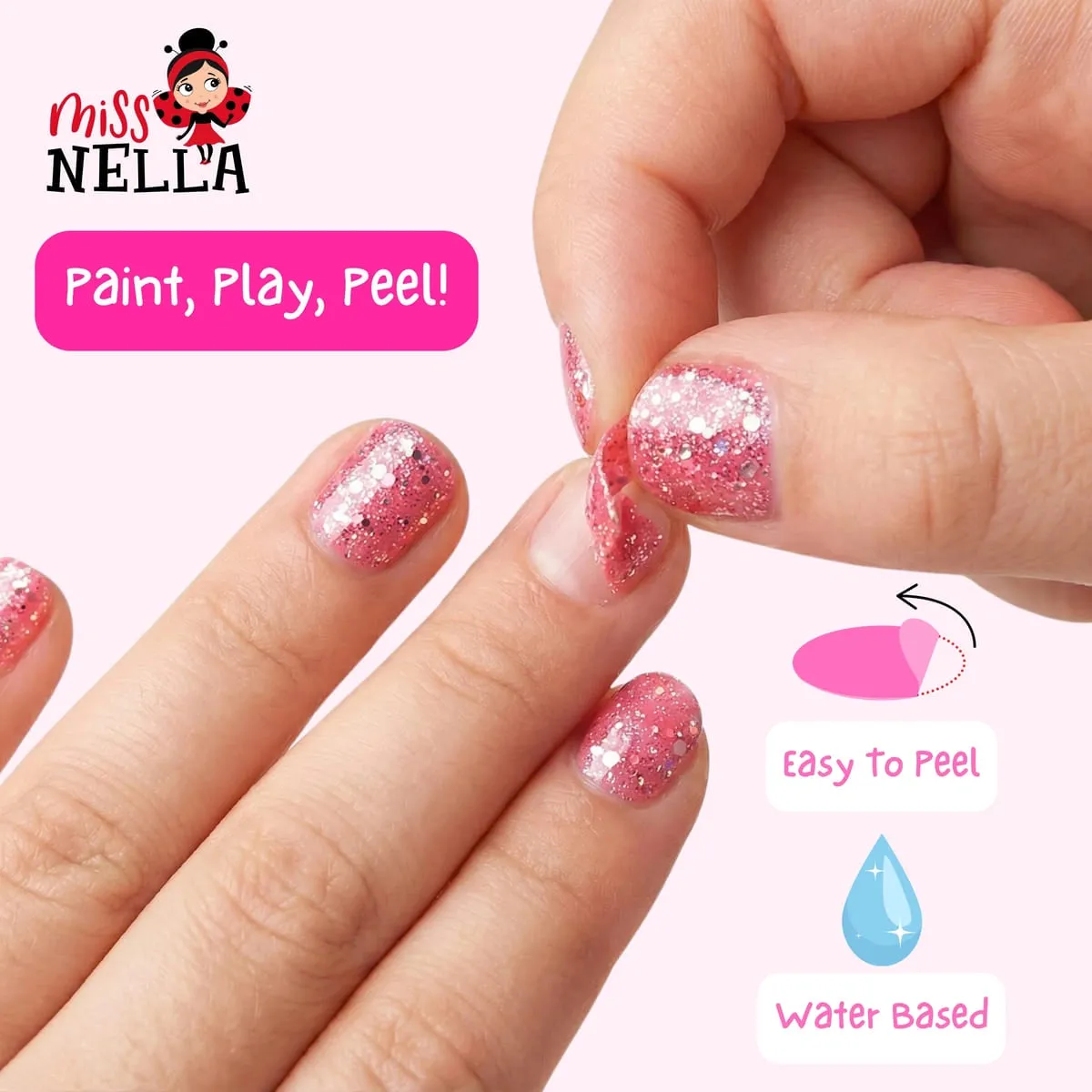 Miss Nella Bag of Wonders Pink set smalti trucco bambina