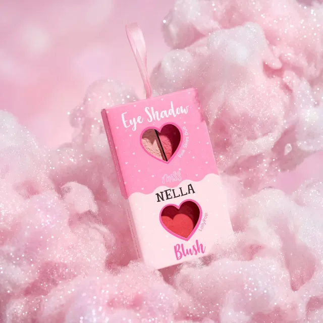 Miss Nella Eyeshadow Blush Duo trucco bambina rosa