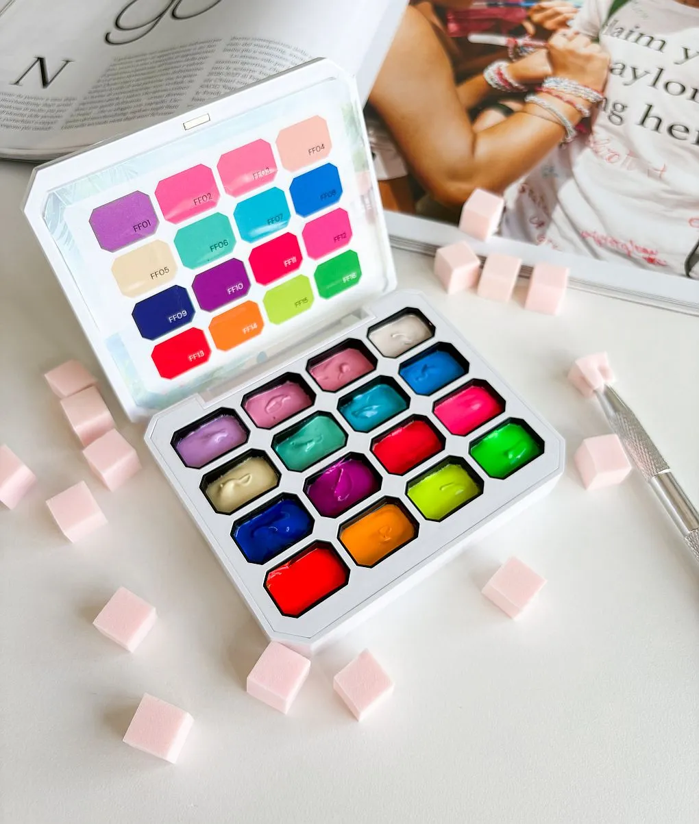 Majida Painting Gel Island Hues gel nail art 16 colori coprente