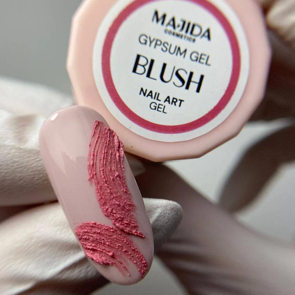 Majida Cosmetics Gypsum Gel Blush gel nail art effetto gesso