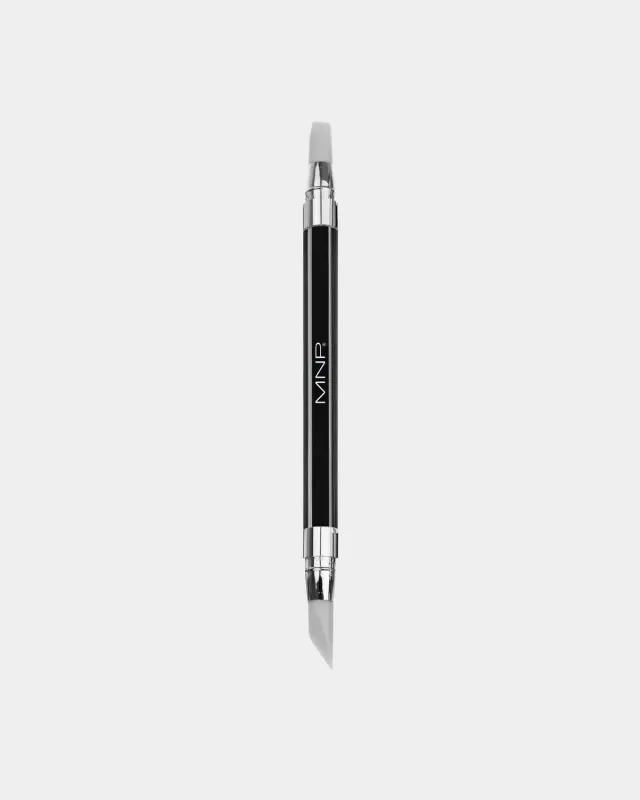 Mesauda Pen Brush pennello polveri chrome doppia punta silicone