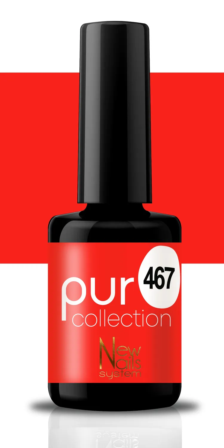 New Nails System Rouge Passion 467 smalto semipermanente rosso brillante