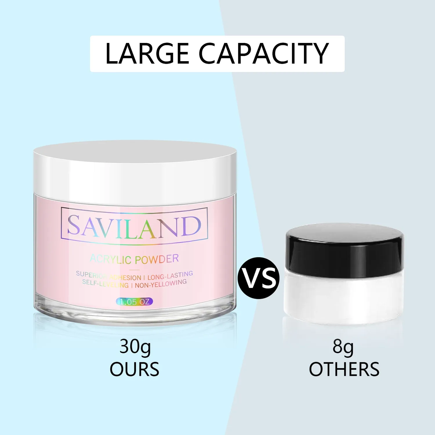 Saviland polvere acrilica rosa 30g
