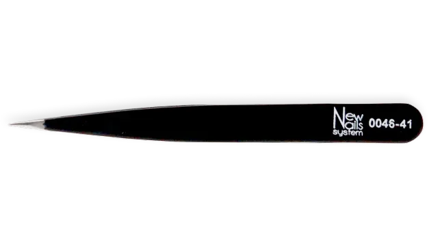 New Nails System 0046-41 pinzetta ciglia punta precisa inox