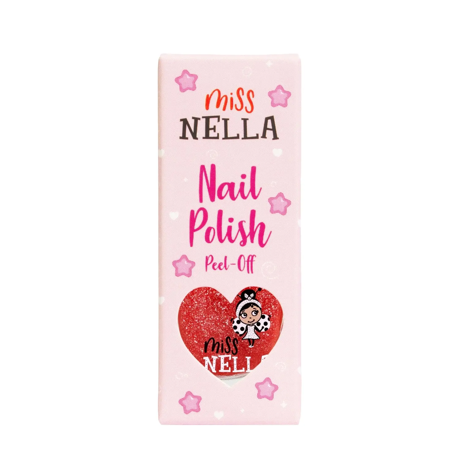 Miss Nella Croco Dazzle smalto peel off rosso glitter