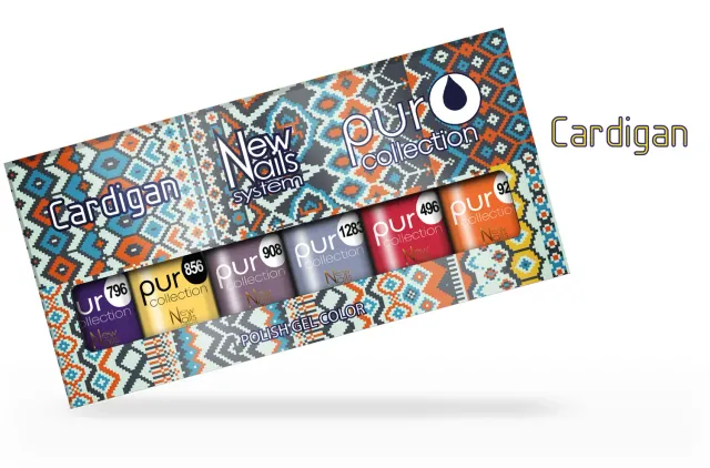 New Nails System Cardigan Collection set 6 smalti semipermanenti