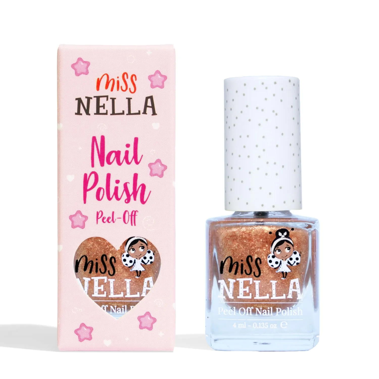 Miss Nella Open Sesame smalto oro glitter peel off