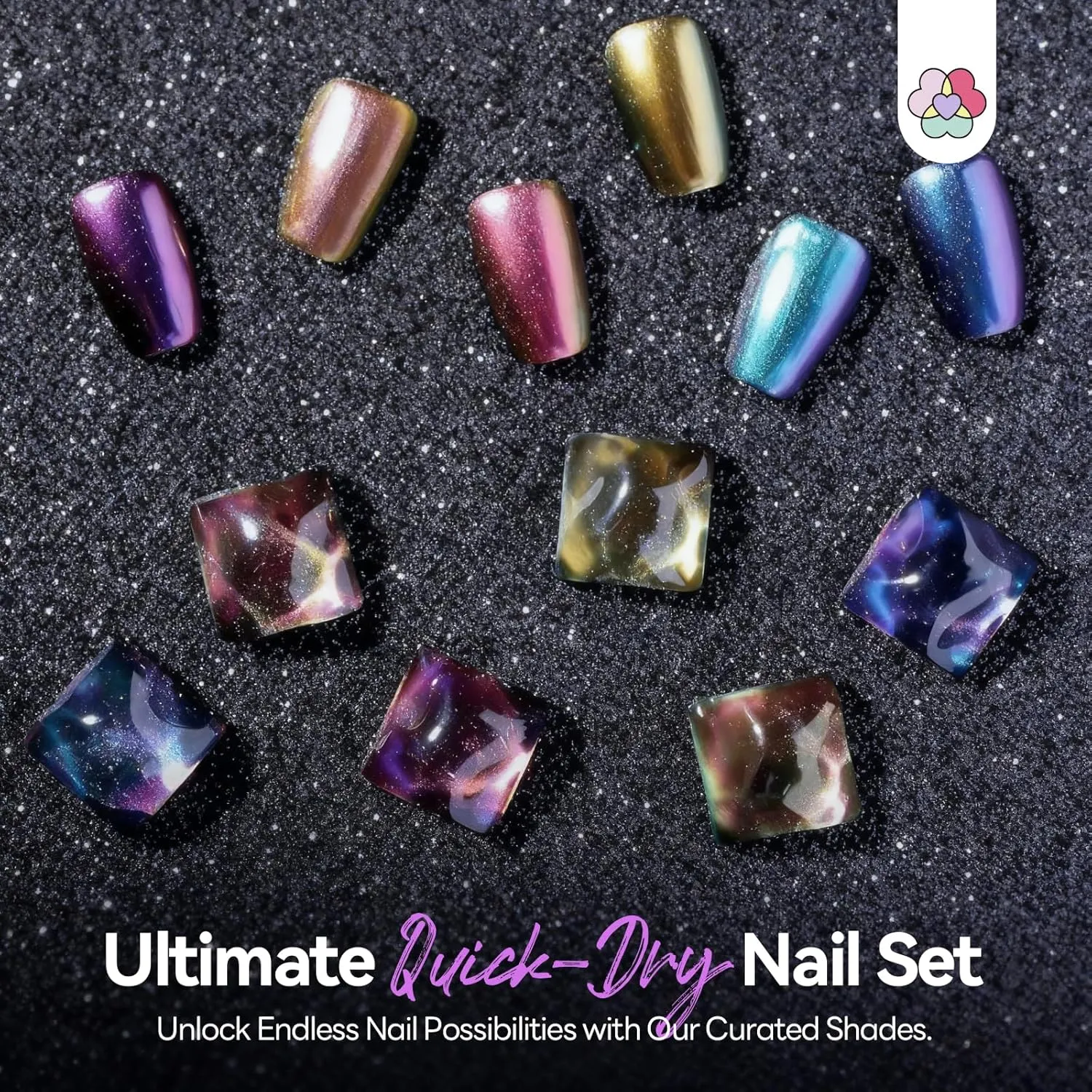 Saviland Chameleon Chrome set smalti 6 colori cangianti