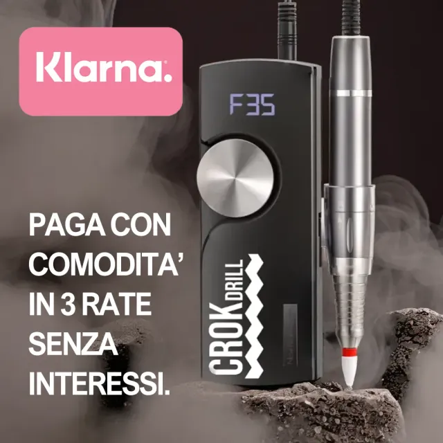 New Nails System Crok Drill fresa cordless 48W