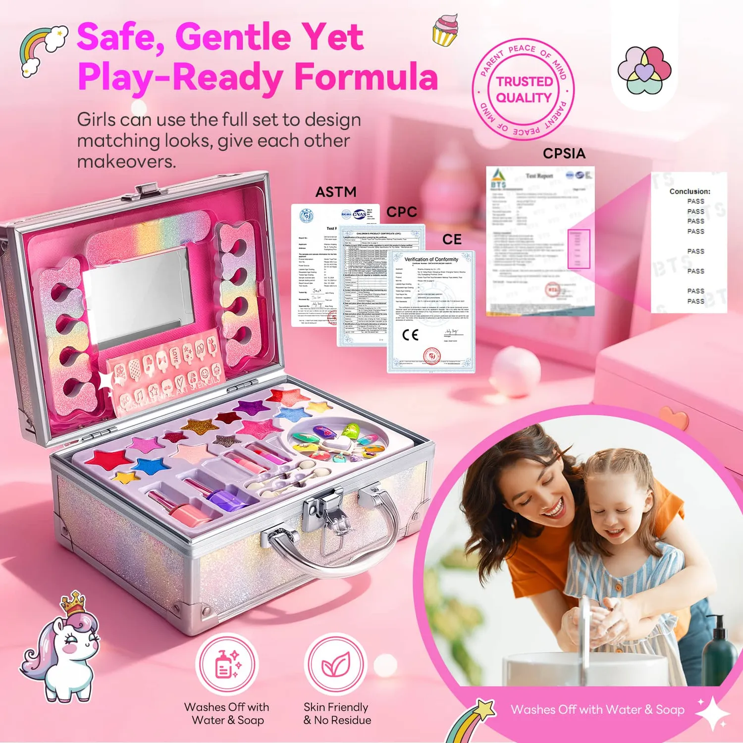 Saviland Kit Smalto Bambini 32 Pezzi Lavabile Atossico