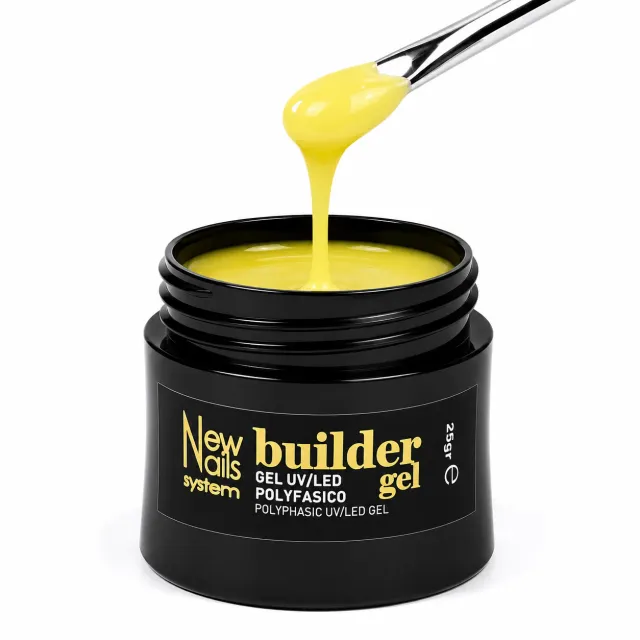 New Nails System Lemon Macarons gel costruttore giallo 25 g