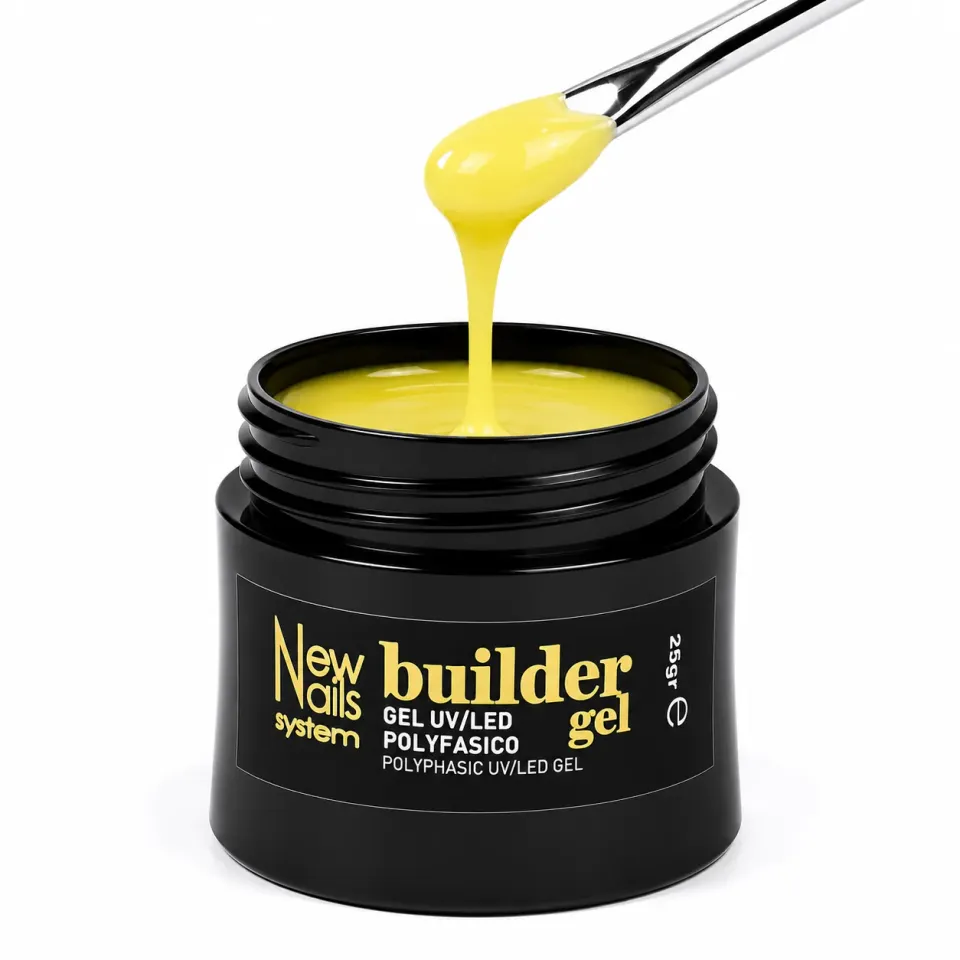 New Nails System Lemon Macarons gel costruttore giallo 25 g