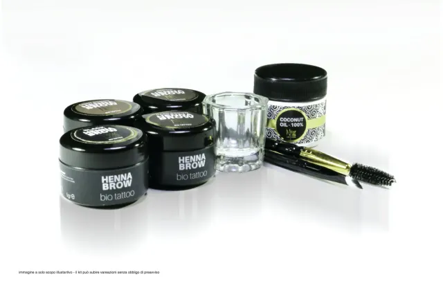New Nails Henna Brow kit henné sopracciglia 4 colori