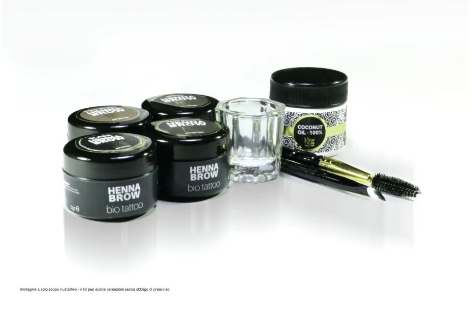 New Nails Henna Brow kit henné sopracciglia 4 colori