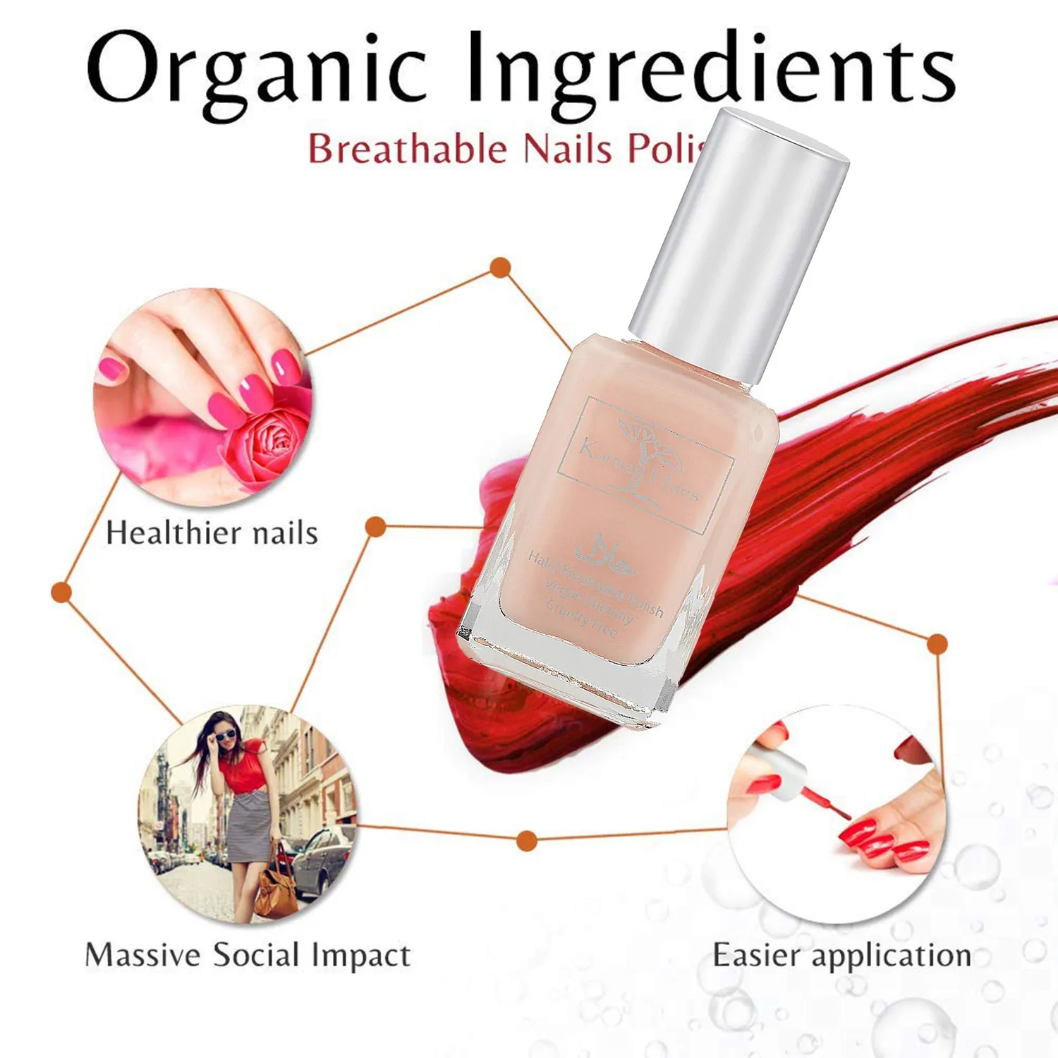 Karma Organic Fawzia smalto halal wudu friendly vegano
