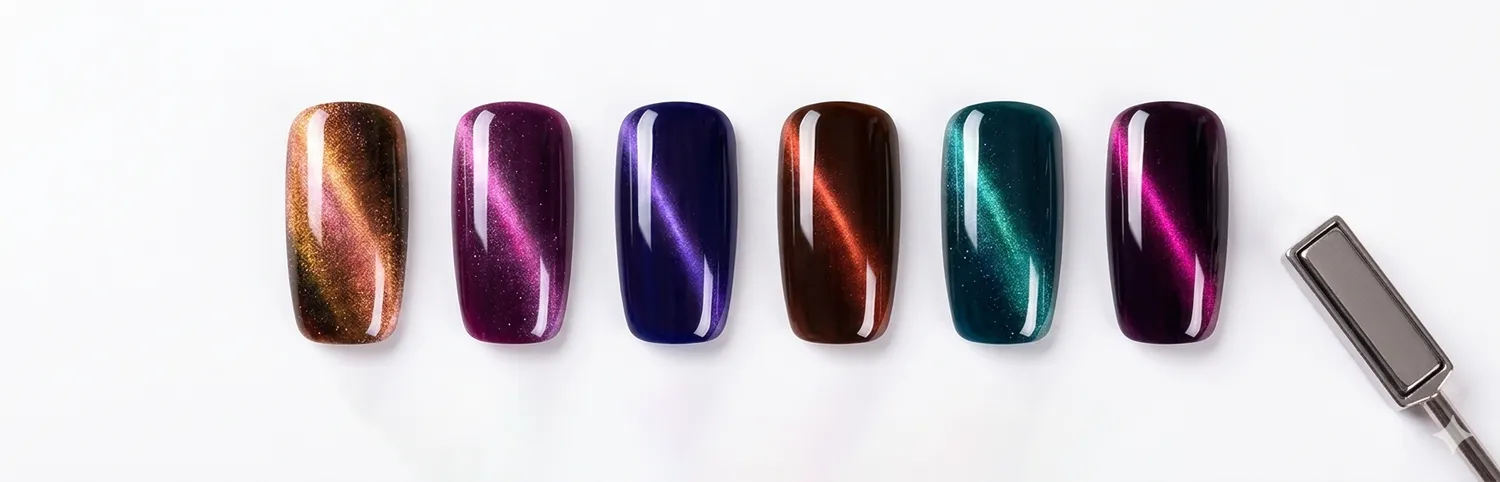 New Nails System Magnetic Tiger Eye Smalto Semipermanente Cat Eye