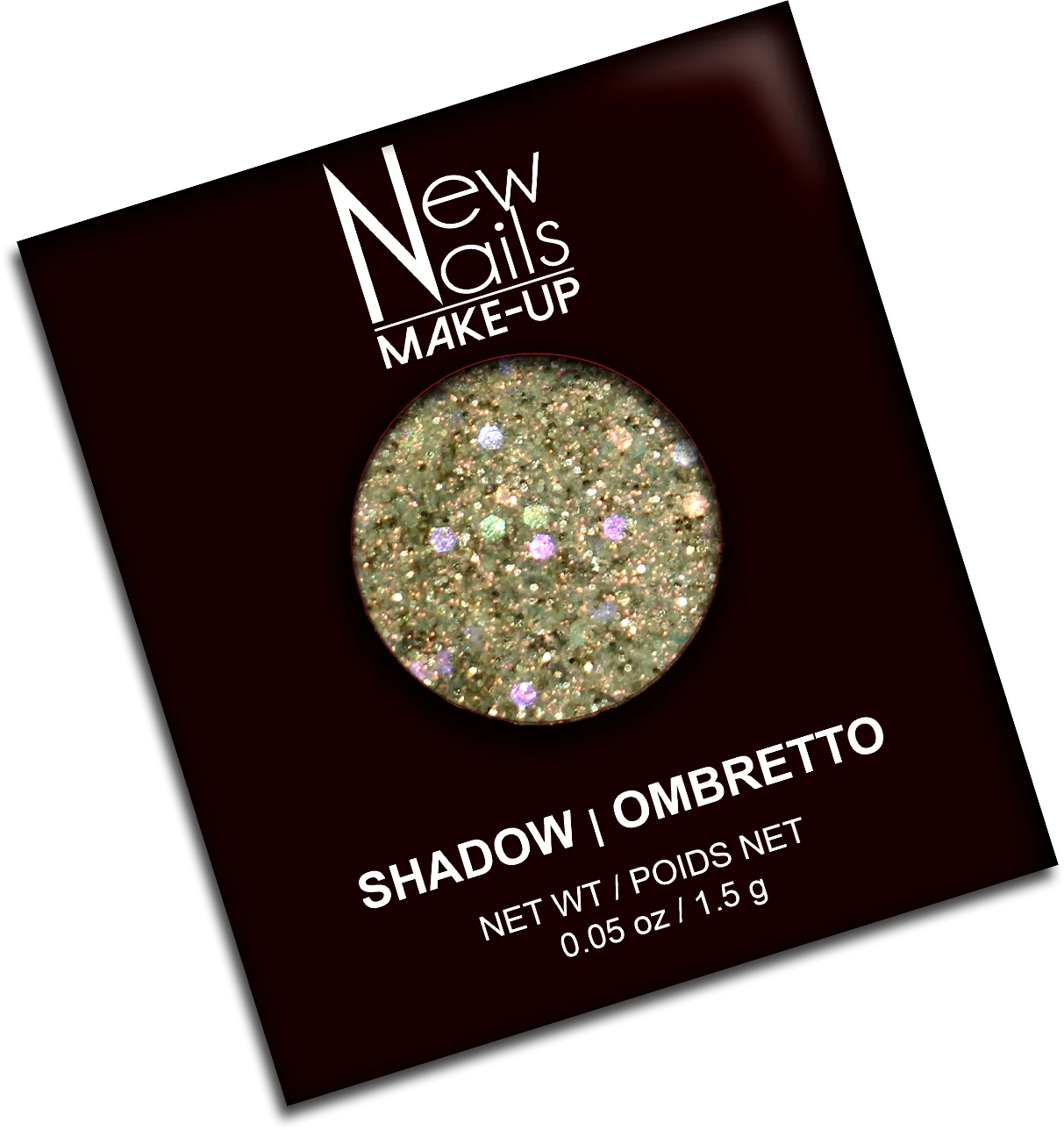 New Nails System EG06 Happy Gold ombretto glitter cialda