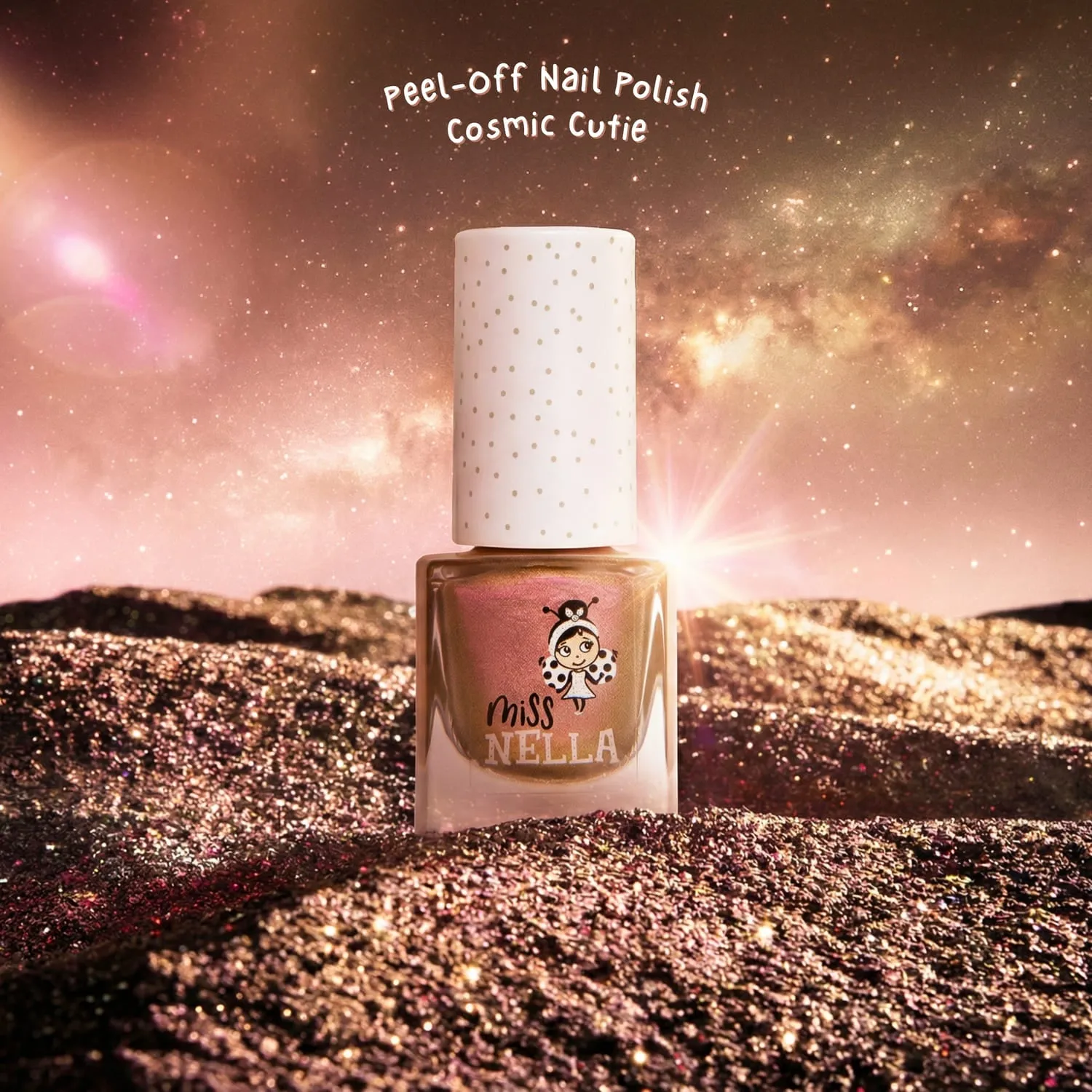 Miss Nella Space 4 Pack smalti bambina peel-off