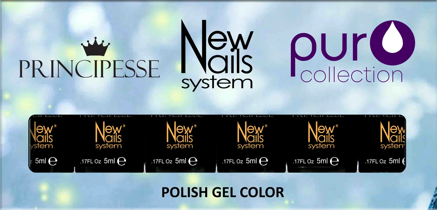 New Nails System Principesse Collection set 6 smalti semipermanenti