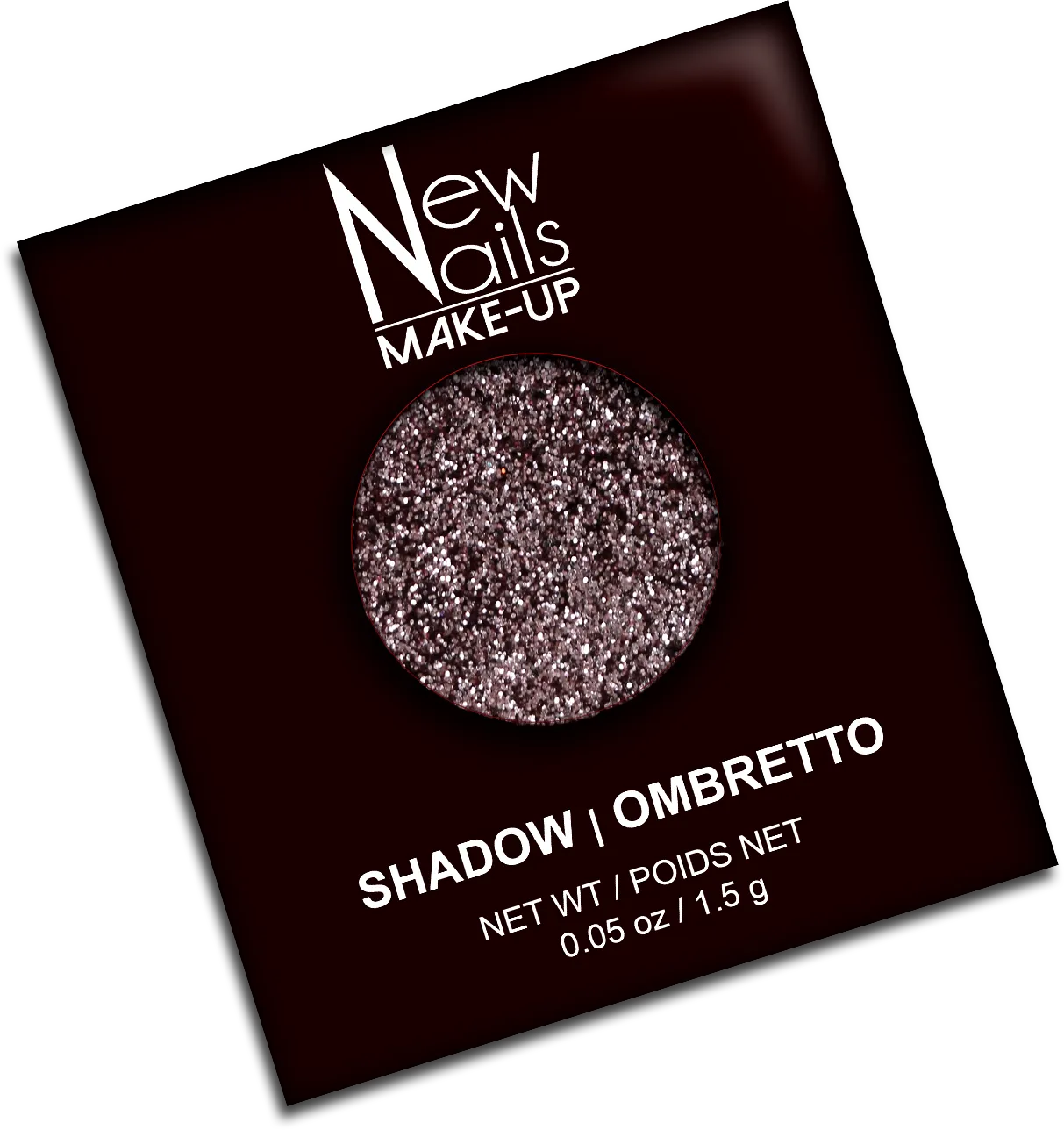 New Nails System EG19 Mysterius ombretto glitter solo cialda 1,5 g perlato