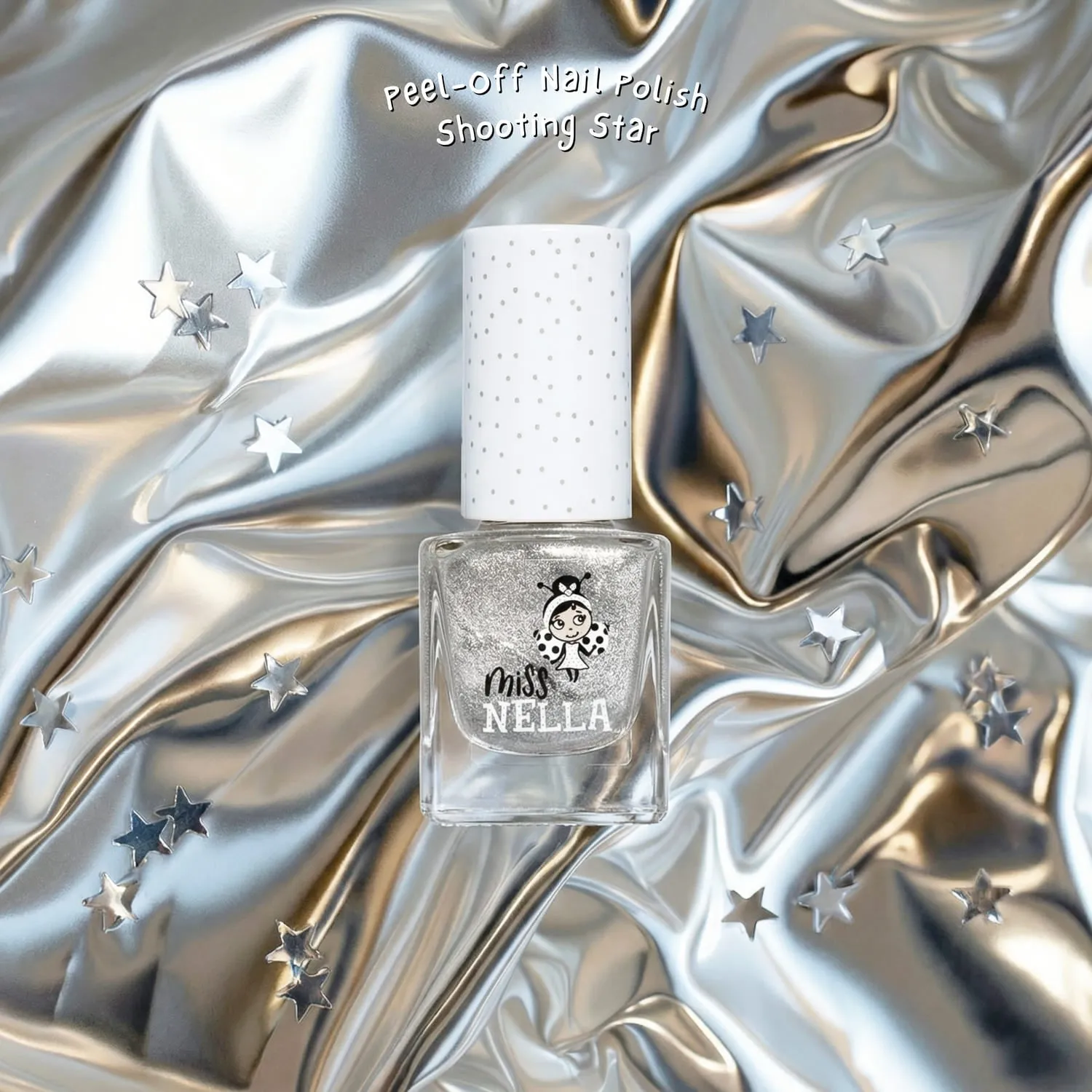 Miss Nella Shooting Star smalto peel off argento metallizzato