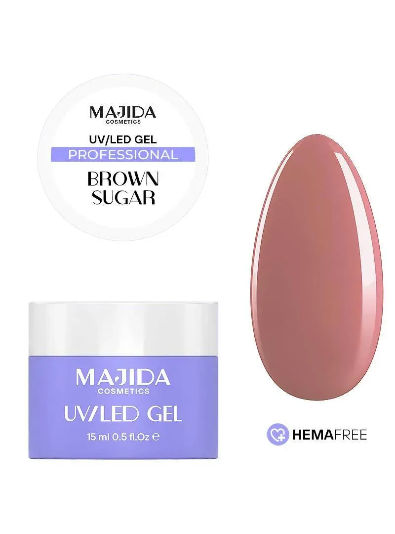 Majida Brown Sugar gel 15 ml nude coprente