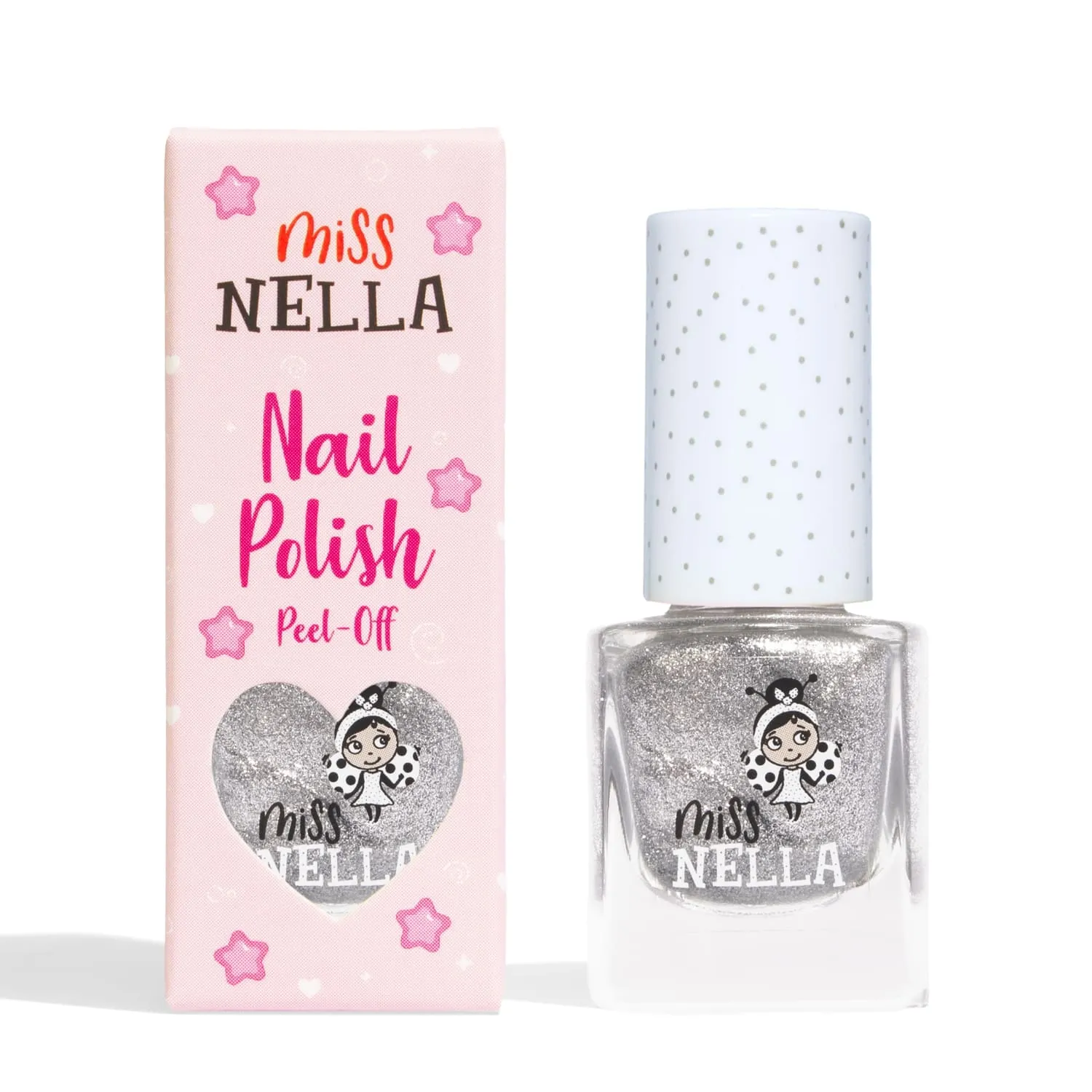 Miss Nella Shooting Star smalto peel off argento metallizzato