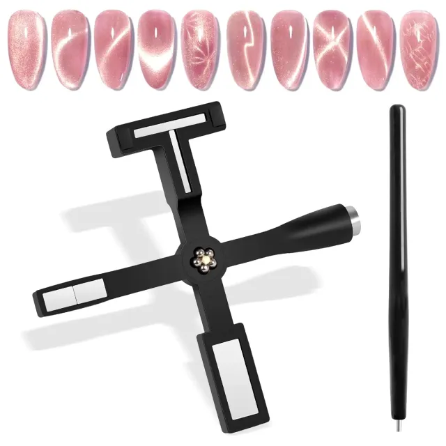 Saviland 5-in-1 Magnete Cat Eye Nail Art effetti magnetici
