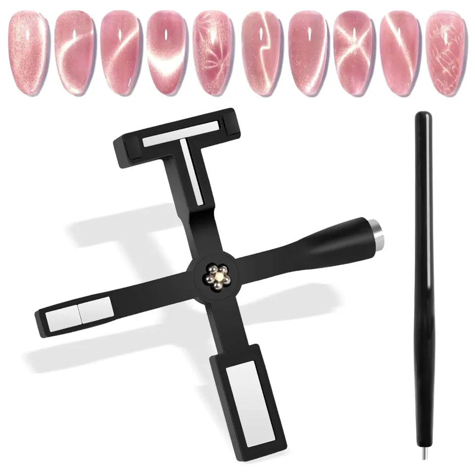 Saviland 5-in-1 Magnete Cat Eye Nail Art effetti magnetici