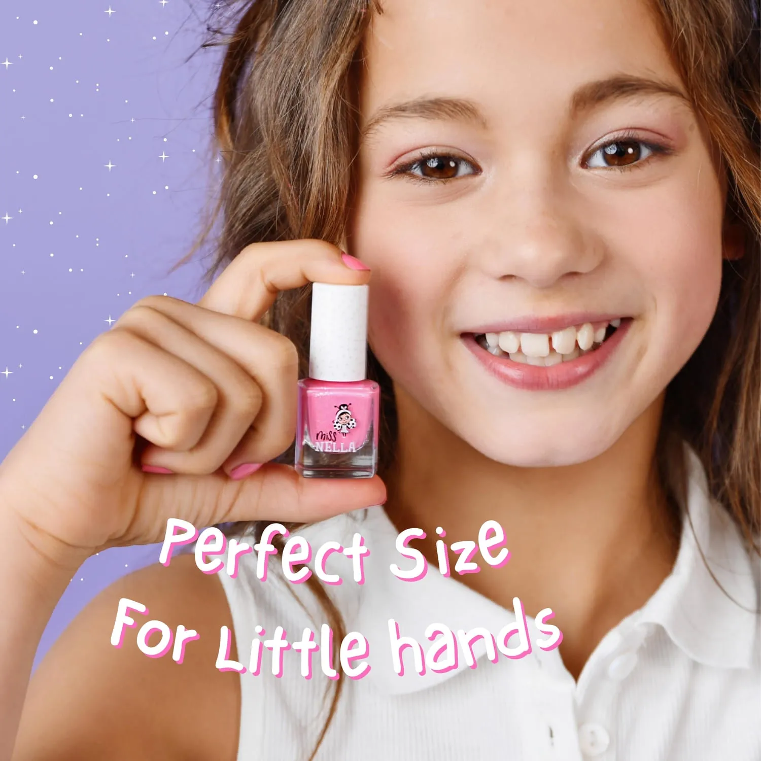 Miss Nella Marshmallow Overload smalto rosa corallo shimmer