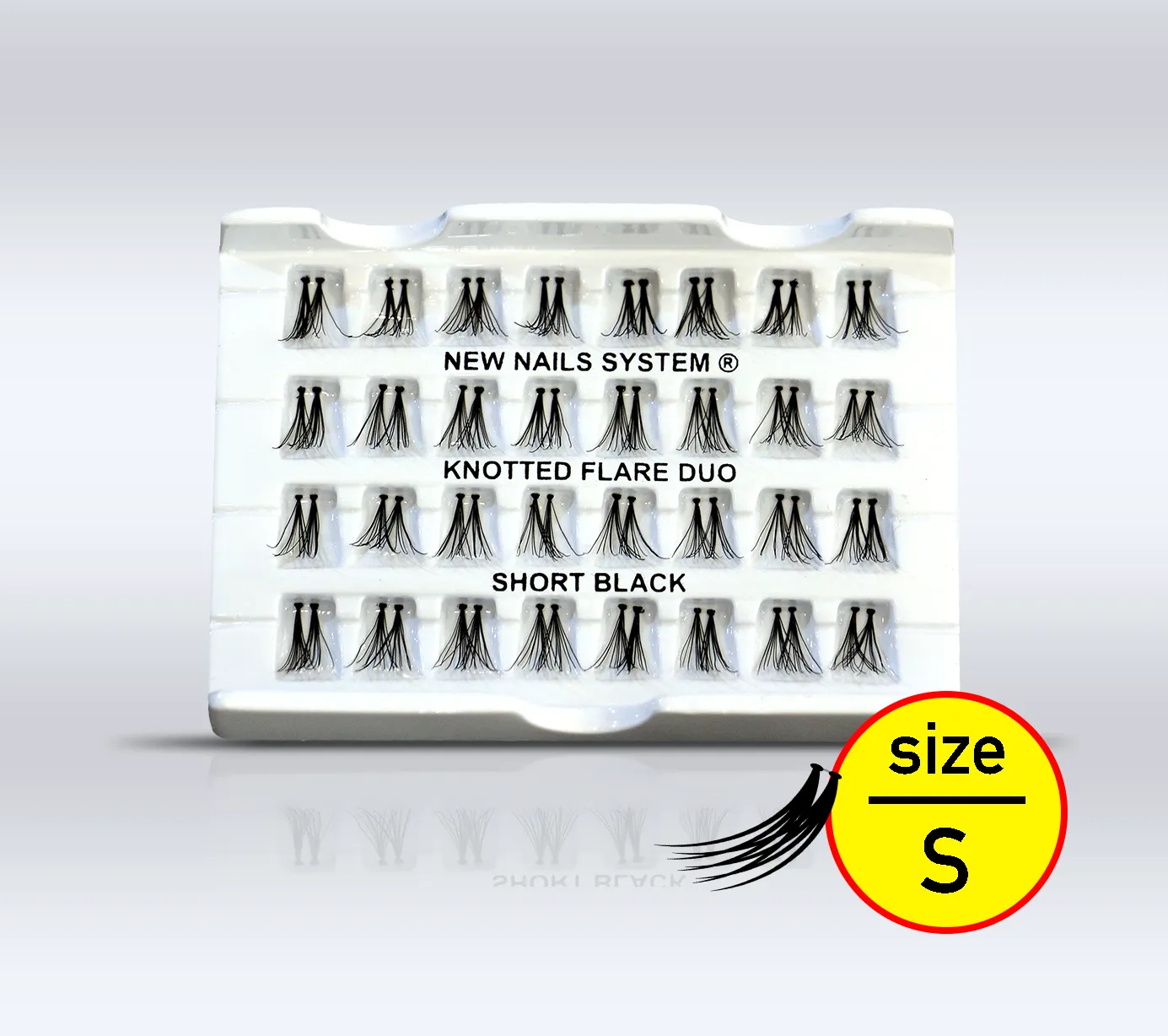 New Nails System Duo ciglia ciuffetti mix 32 coppie