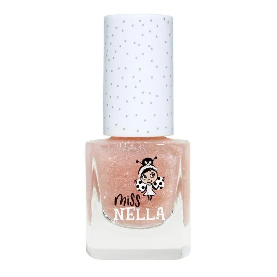 Miss Nella MN27 Abracadabra smalto peel off glitter rosa bimbe