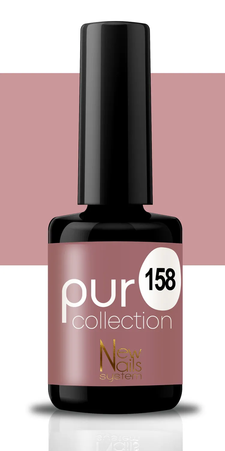 New Nails System Cowgirl 158 smalto rosa mattone coprente