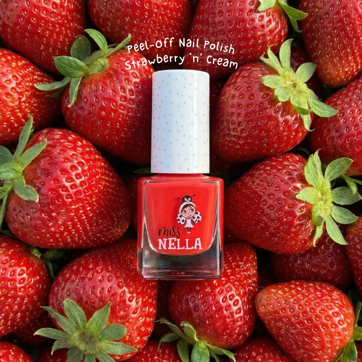 Miss Nella MN07 Strawberry Cream smalto rosso atossico