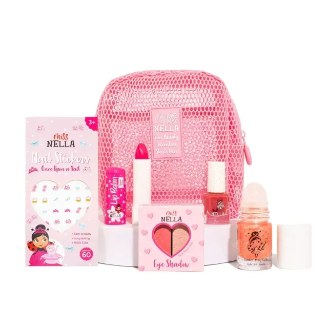 Miss Nella Think Pink set trucco bimba borsetta rosa