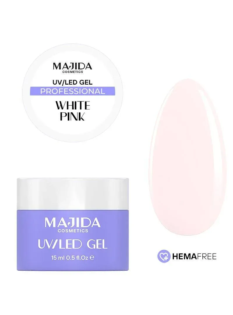 Majida Cosmetics White Pink gel ricostruzione 15 ml coprente