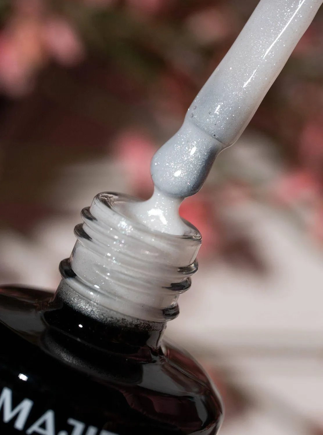 Majida Ultra Strong Shine Snow base unghie 15 ml Hema Free coprente
