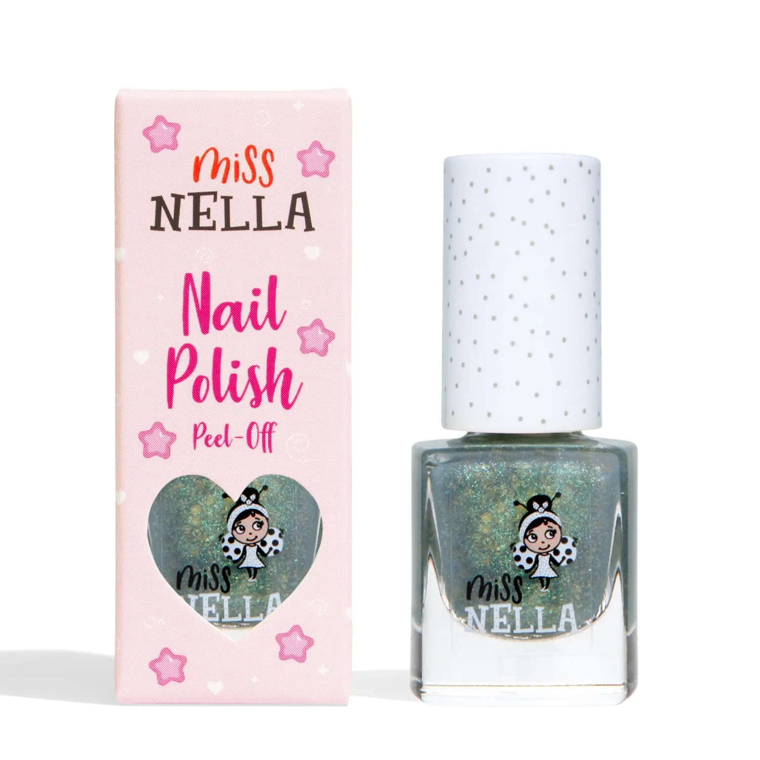 Miss Nella Bibbidi Bobbidi Boo smalto peel off glitter blu