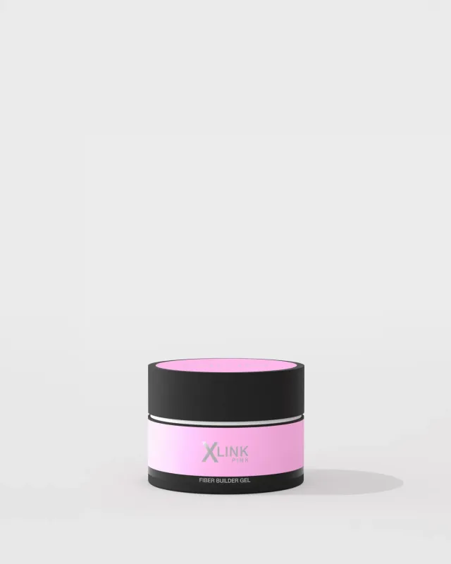 Mesauda XLINK Fiber Builder Gel Pink gel costruttore rosa fibre vetro
