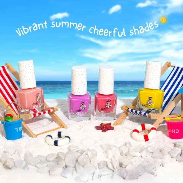 Miss Nella Summer Collection smalto peel off set 4 pezzi bimba