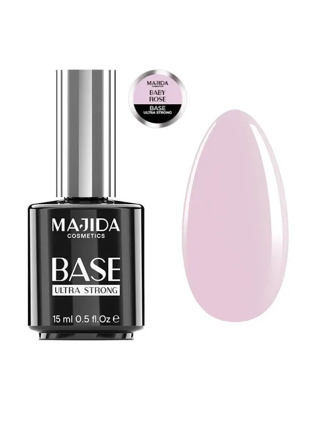 Majida Base Ultra Strong base 15 ml baby rose lattiginoso