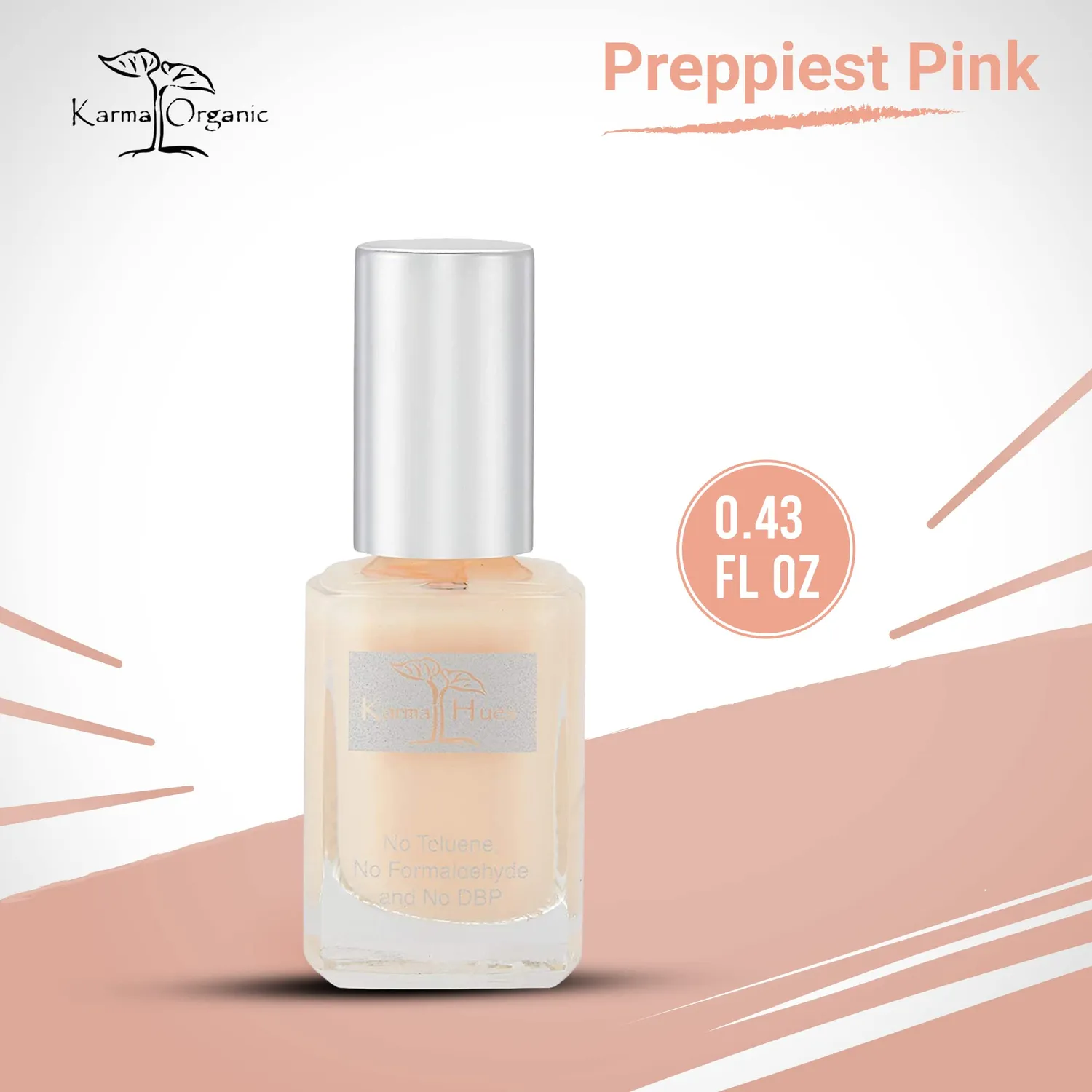 Karma Organic Preppiest Pink smalto unghie rosa