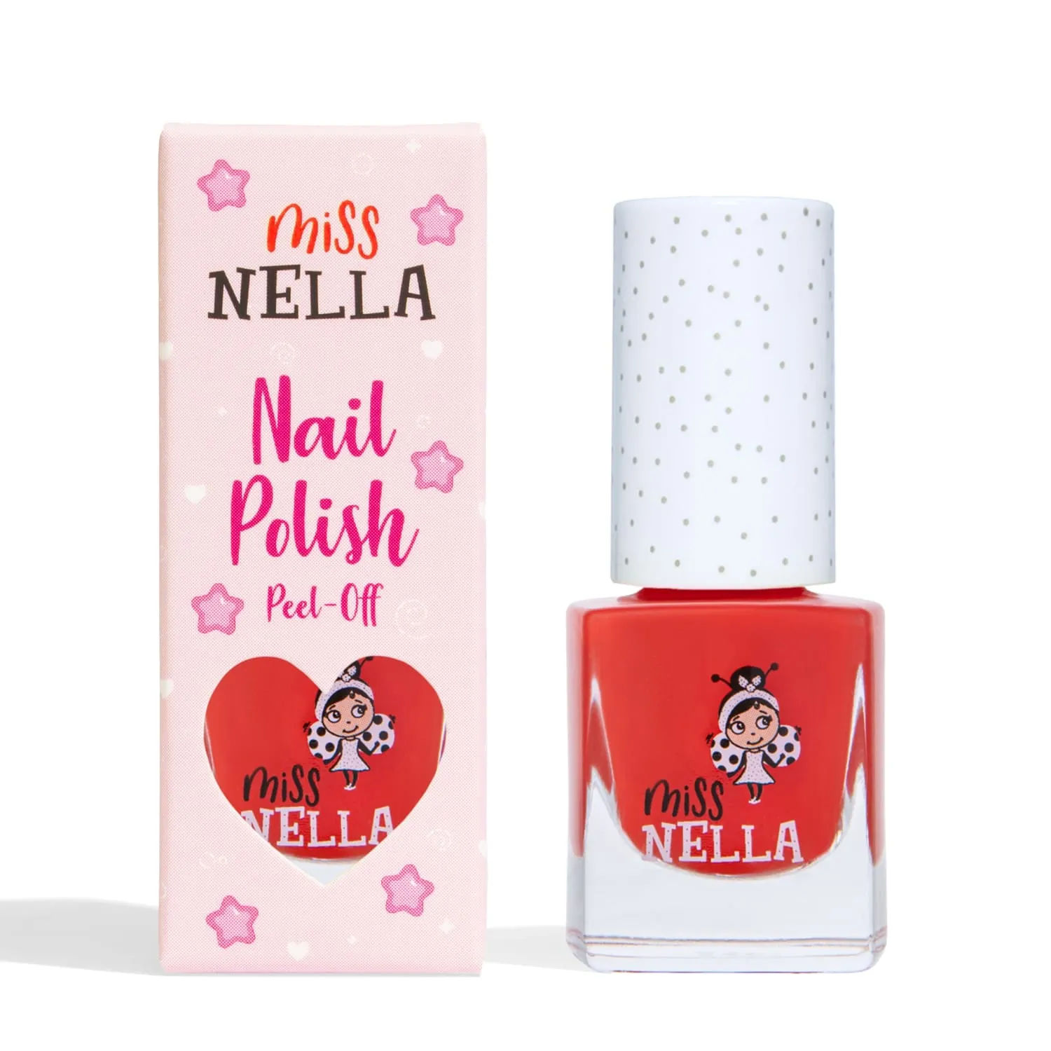 Miss Nella Strawberry'n'Cream smalto peel off bimba rosso