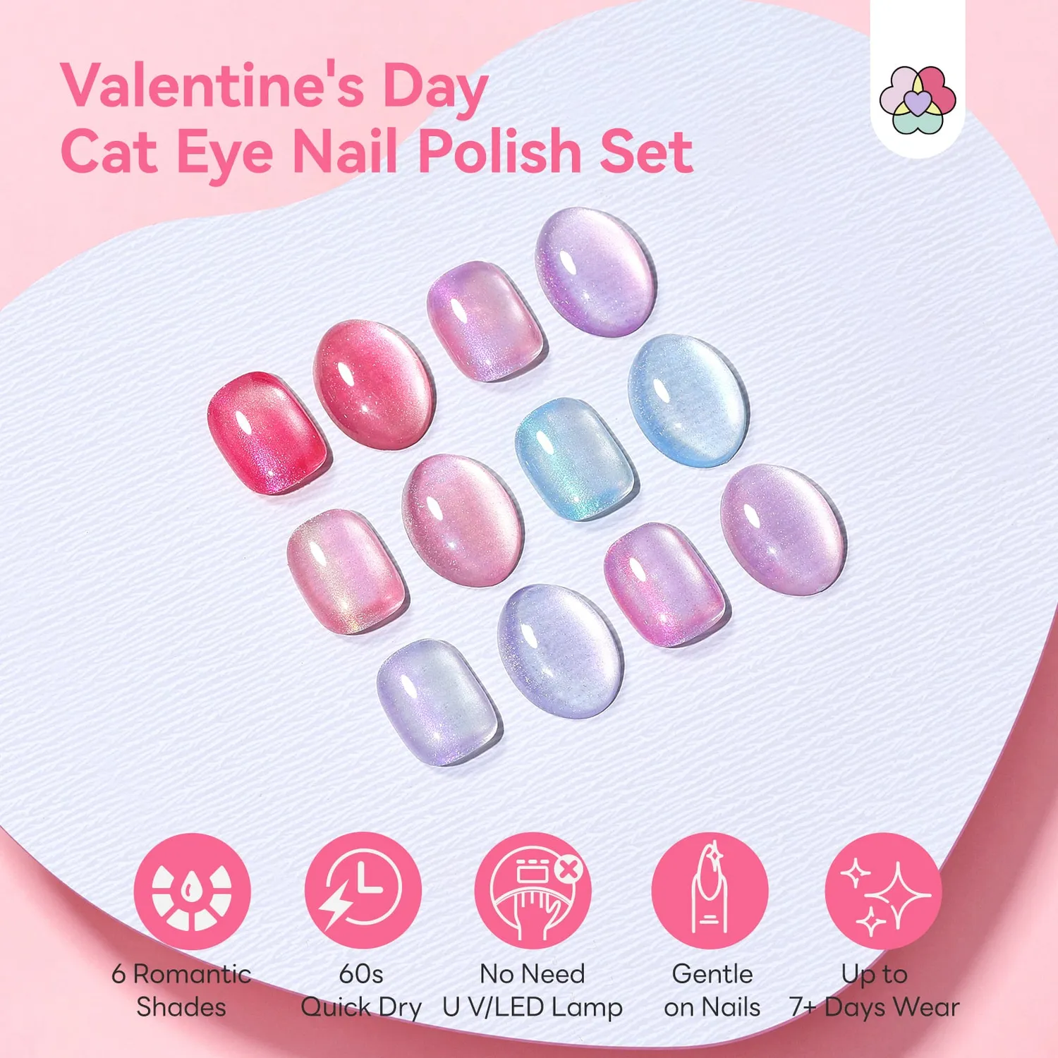 Saviland Cat Eye smalto magnetico 6 colori effetto magnetico