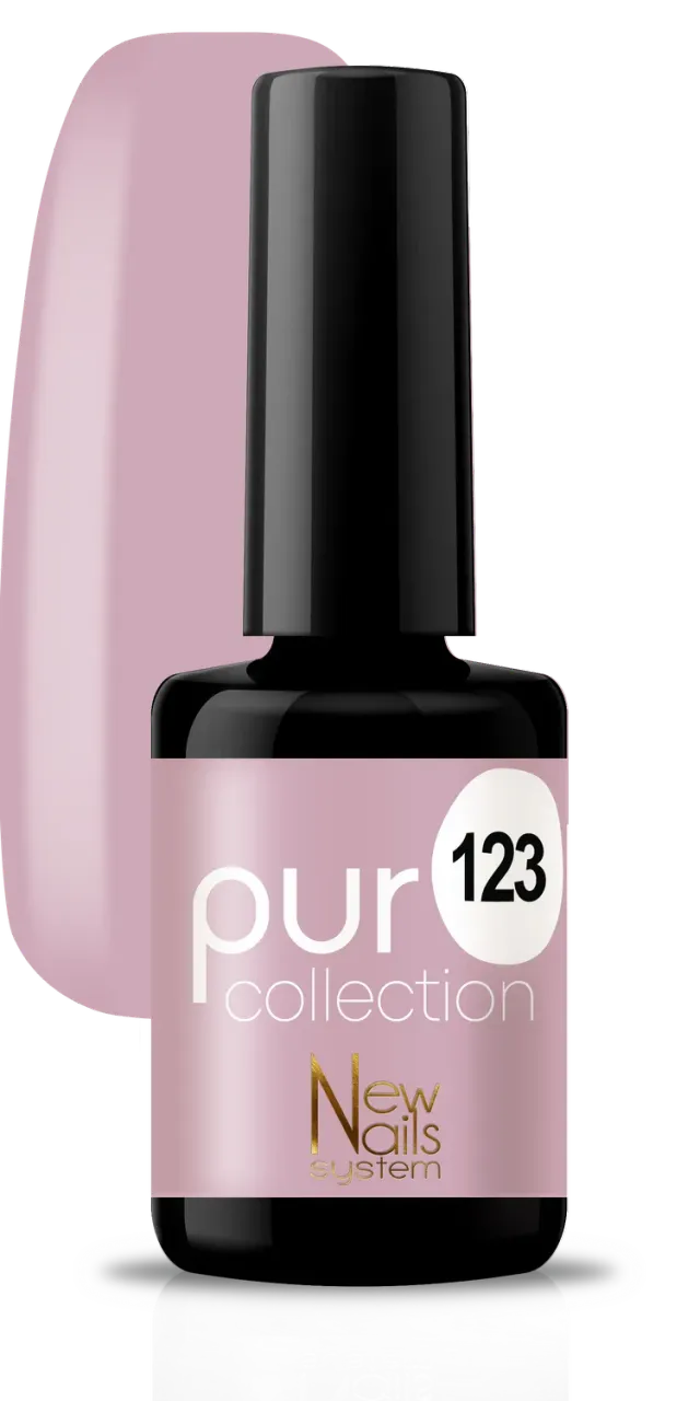 New Nails System Black & White 123 smalto semipermanente rosa antico
