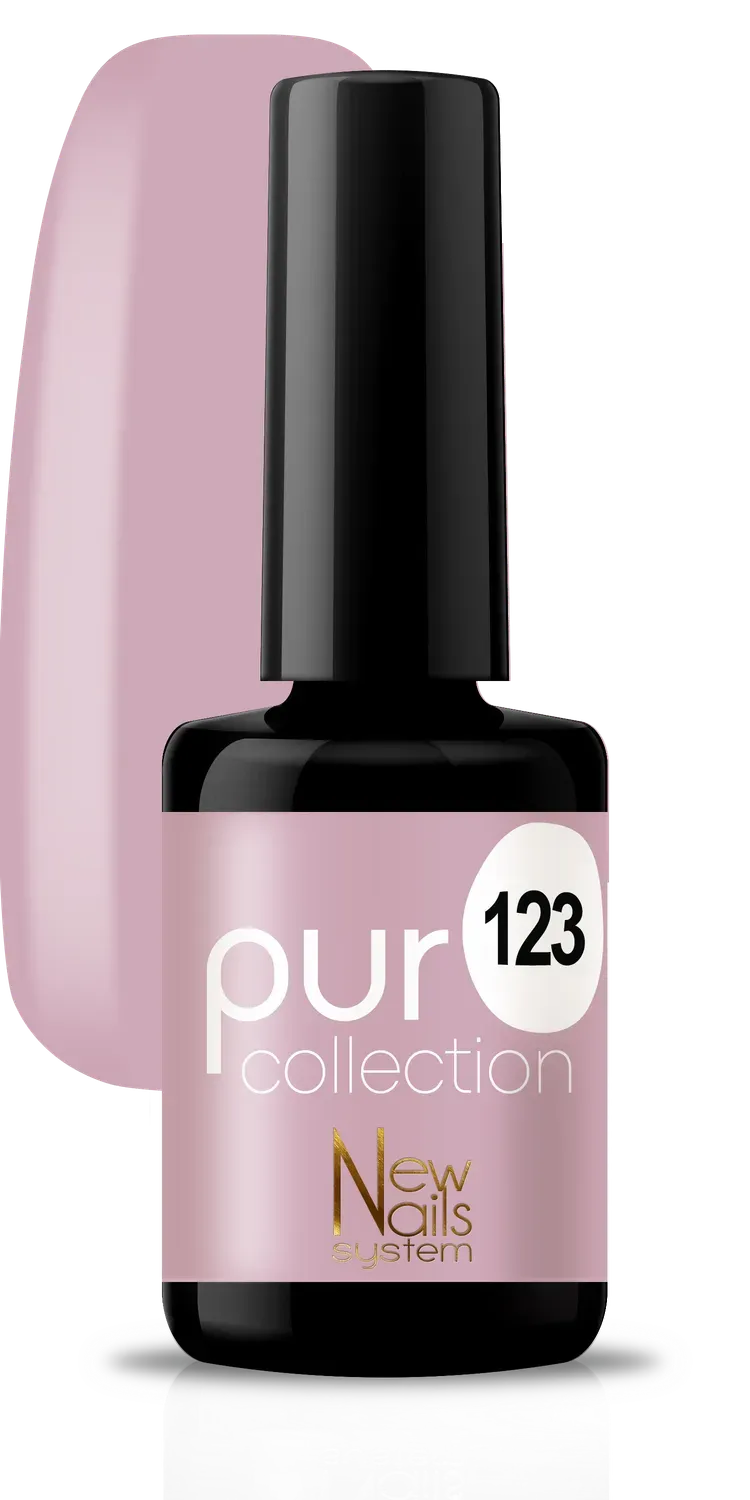 New Nails System Black & White 123 smalto semipermanente rosa antico