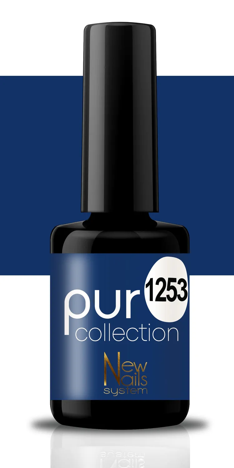 New Nails System Blues 1253 Smalto Semipermanente Blu Petrolio