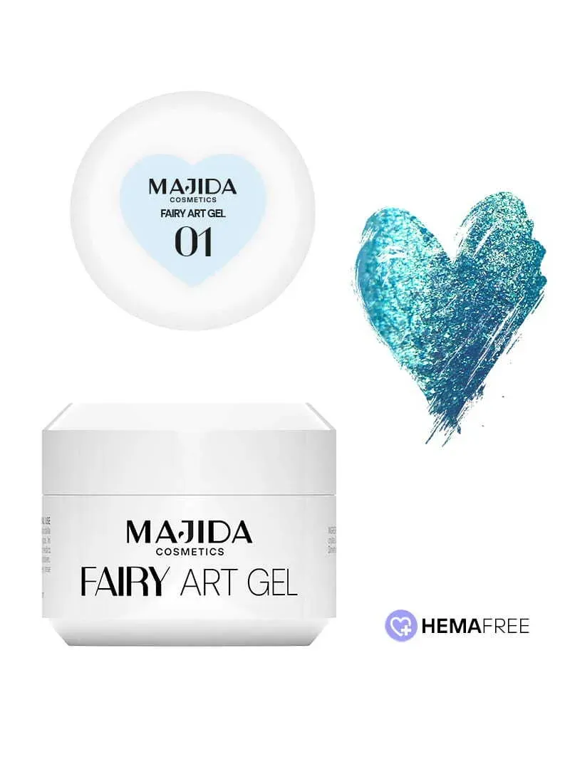Majida Cosmetics Fairy Art Gel 01 gel nail art pigmentato