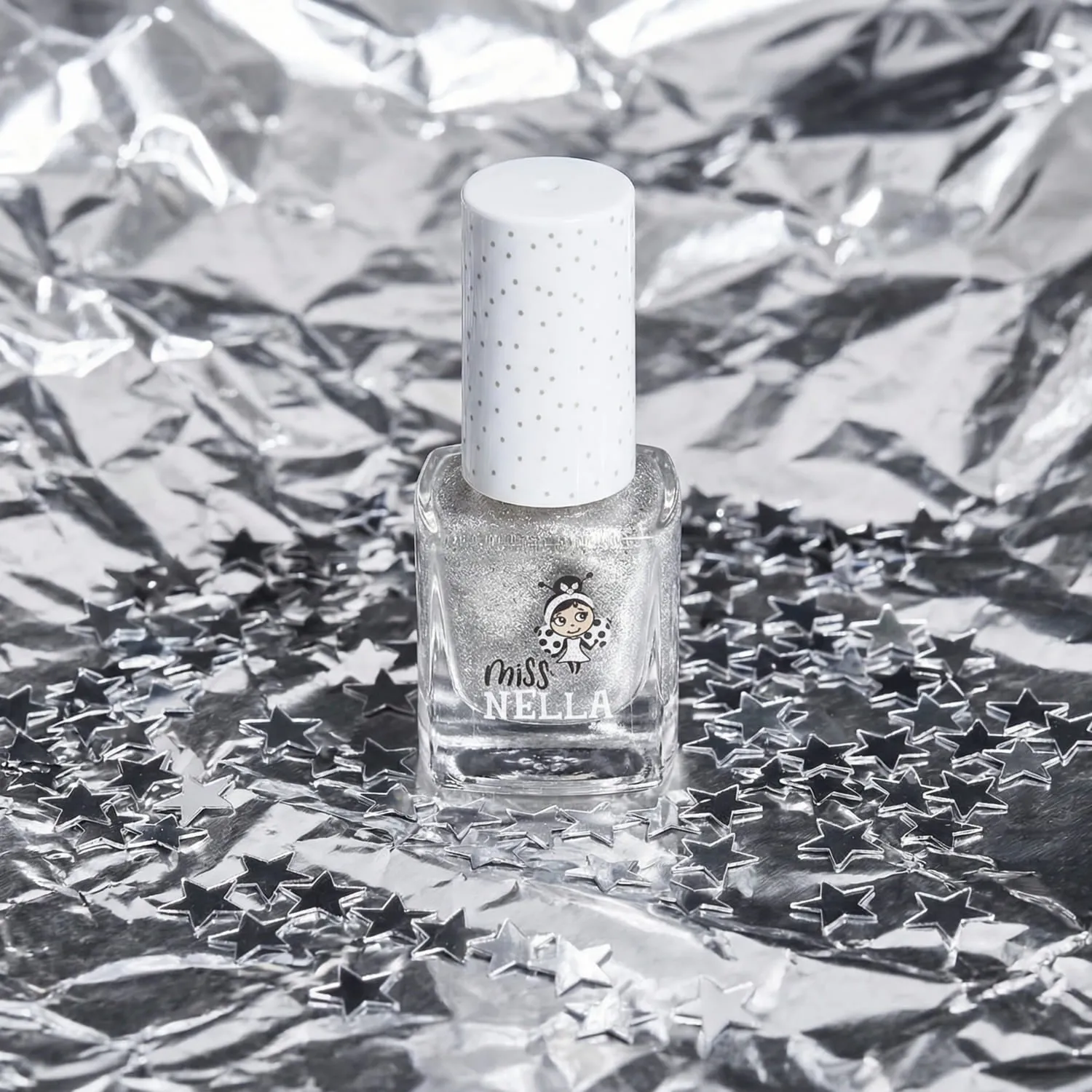Miss Nella Shooting Star smalto peel off argento metallizzato